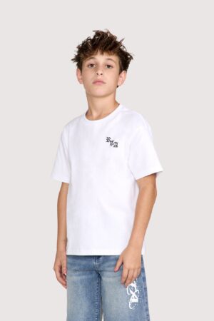 KIDS LAWSON SHORT SLEEVE TEE | WHITE OLD ENGLISH NY