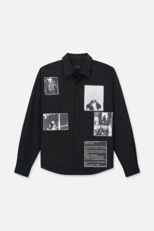 LOWELL SHIRT | BLACK VINTAGE PATCH