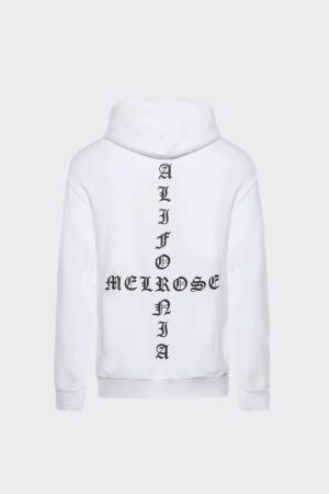 NASH HOODIE | WHITE MELROSE CALIFORNIA